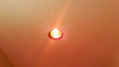 Why Red Light in the Bathroom Ceiling? And What It's For