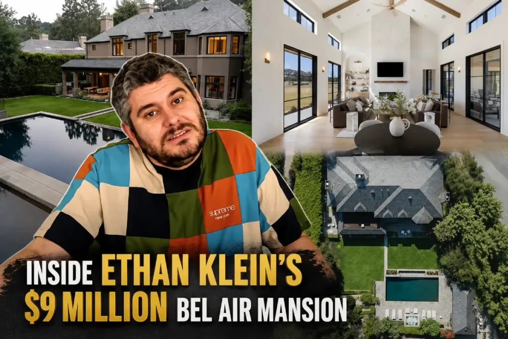 Ethan Klein's $9 million Bel Air mansion with luxury interiors and pool