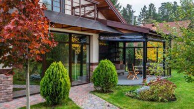 modern backyard design