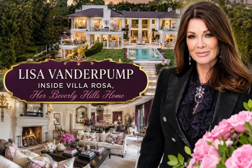 Lisa Vanderpump at Villa Rosa, her Beverly Hills home
