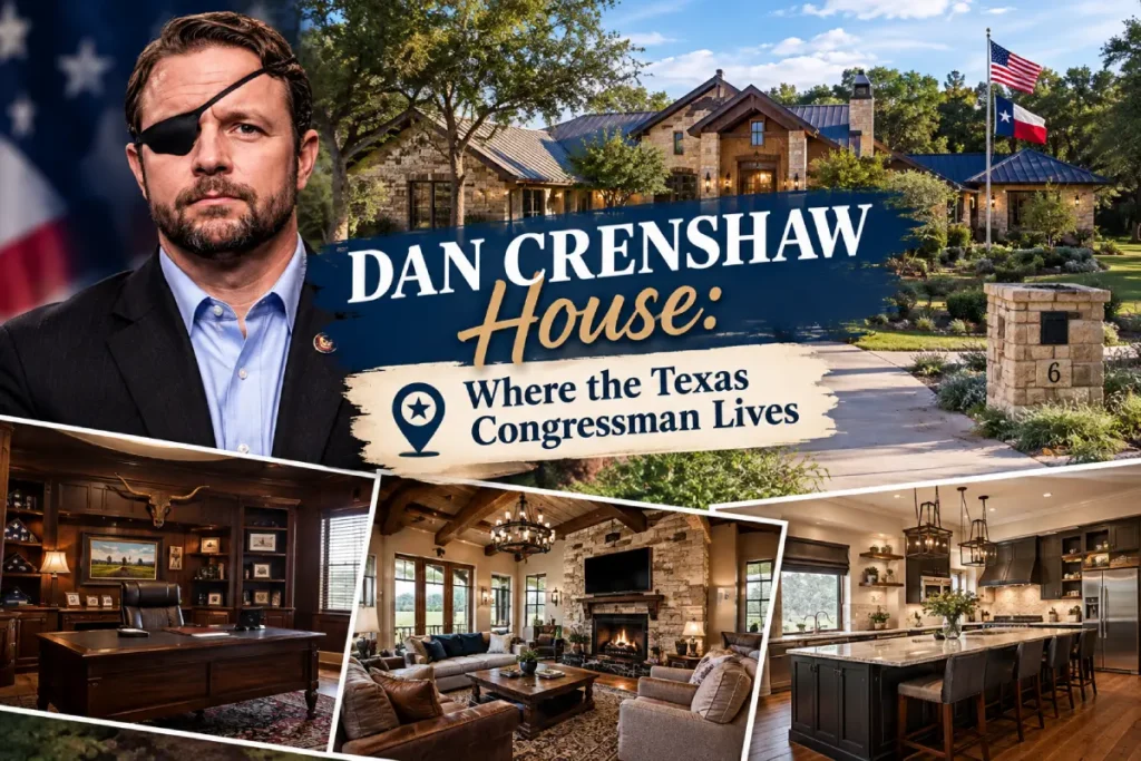 Dan Crenshaw and a Texas-style home with elegant interiors