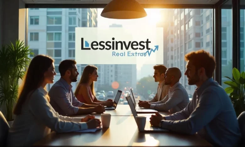 Lessinvest.com Real Estate: How Celebs Are Changing Property Investment in 2025 - Luxury Real Estate | HomeImprovementGeek Modern city skyline with a welcoming team, showcasing Lessinvest.com Real Estate’s commitment to smart property investment solutions.