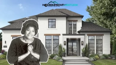 Mahalia Jackson House exterior view showing the gospel legend's brick mansion with wraparound veranda in Chicago