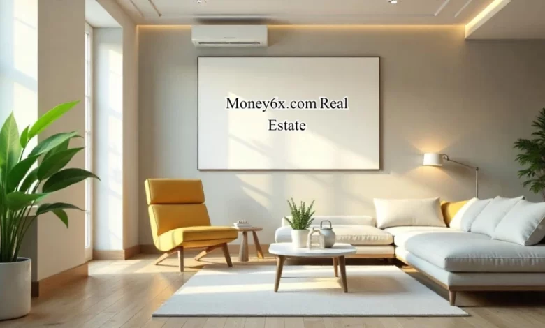 Money6x.com Real Estate: The Ultimate Guide for Modern Investors - Luxury Real Estate | HomeImprovementGeek Modern real estate investment concept featuring a digital dashboard showcasing Money6x.com Real Estate’s advanced tools and market analysis for investors.