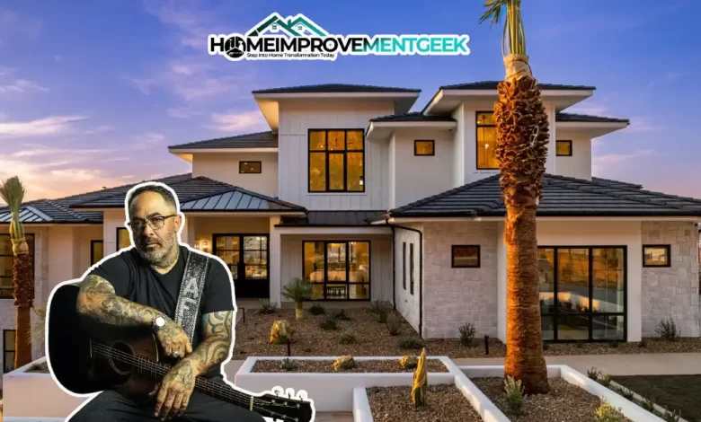 $2.995M Aaron Lewis House in Worthington, Massachusetts - Luxury Real Estate | HomeImprovementGeek Aaron Lewis House exterior view showing the luxury Worthington Massachusetts estate with expansive grounds and multiple buildings owned by the Staind frontman