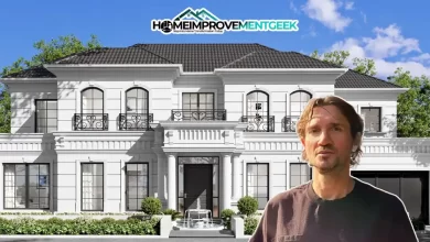 John Frusciante House exterior view showing mid-century modern architecture with pool and Hollywood Hills panoramic views in Los Angeles