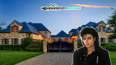 Aerial view of Michael Jackson House at Neverland Ranch showing the French-Normandy mansion, amusement park rides, and sprawling 2,700-acre estate in Los Olivos, California.