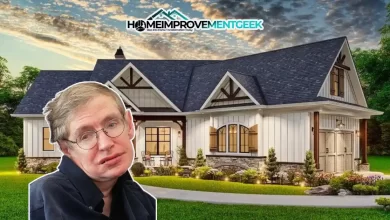 Stephen Hawking house Cambridge chalet exterior with accessible ramps, modern design, and luxury architectural features.