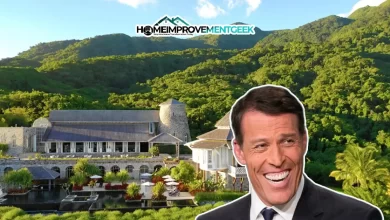 Tony Robbins House nestled in lush greenery, showcasing his luxurious estate and motivational lifestyle.