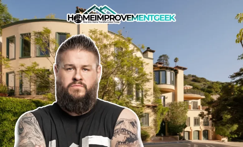 Kevin Owens House exterior with lush greenery and modern architectural design, showcasing the luxury home of the WWE superstar.