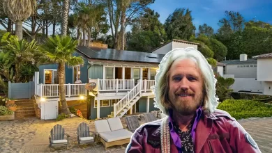 Tom Petty house Malibu estate Mediterranean style mansion Pacific Coast Highway