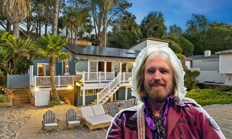Tom Petty house Malibu estate Mediterranean style mansion Pacific Coast Highway