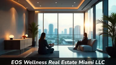 EOS Wellness Real Estate Miami LLC modern office building with wellness facilities in Miami