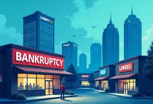Home depot rival files for bankruptcy chapter 11 with small retail stores closing while major chains dominate market share