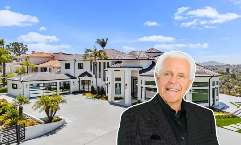 Jesse Duplantis house exterior view showing large Louisiana mansion with multiple stories and landscaped grounds