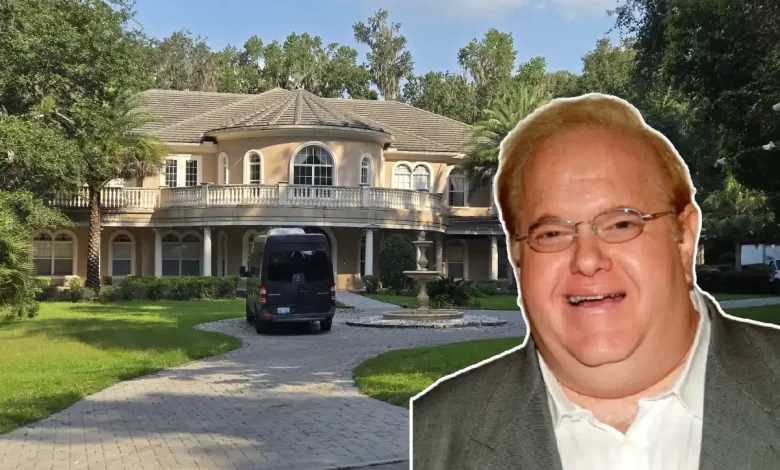 Lou Pearlman house exterior view Windermere Florida mansion Spanish style architecture luxury estate