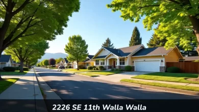 2226 SE 11th Walla Walla residential home with front yard and mature trees in Southeast neighborhood