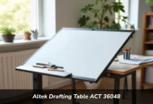 Altek Drafting Table ACT 36048 with adjustable tilt and metal frame for architects and engineers professional workspace