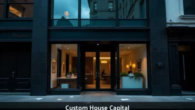 Custom House Capital Dublin office building representing the Irish investment firm that collapsed in 2011 after fraud scandal