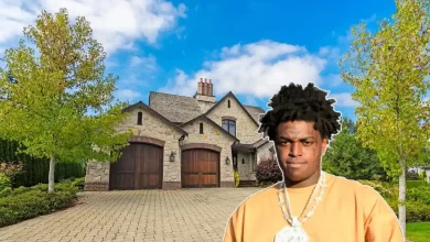 Kodak Black house in Miramar Florida showing luxury home exterior with pool and patio