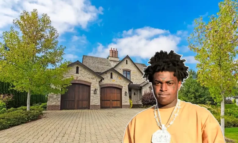 Kodak Black house in Miramar Florida showing luxury home exterior with pool and patio