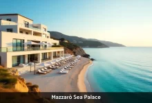 Mazzarò Sea Palace beachfront hotel on Bay of Mazzarò Taormina with private beach and Mediterranean sea views