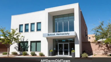 AffDermOldTown dermatology clinic building in Scottsdale offering skin cancer treatment and Mohs surgery services