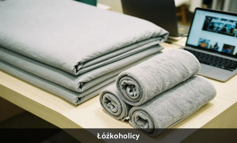 Lozkoholicy bedding sets and home textiles displayed with online shopping interface