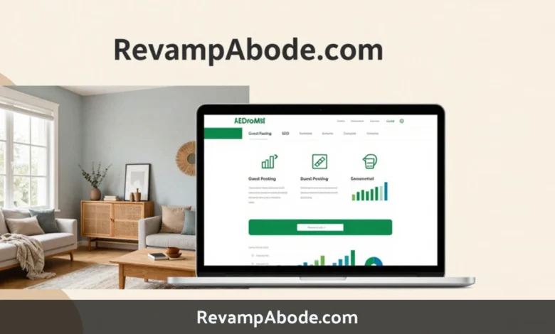 RevampAbode.com home improvement blog guest posting platform with affordable DIY ideas and backlink opportunities