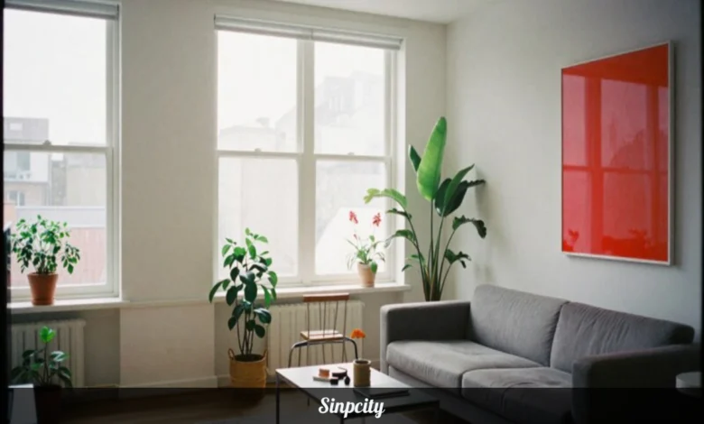 Sinpcity home decor living room with modern furniture neutral colors and smart storage solutions