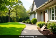 Brendan ActivePropertyCare property maintenance services showing well-maintained home exterior with lawn care and preventative maintenance