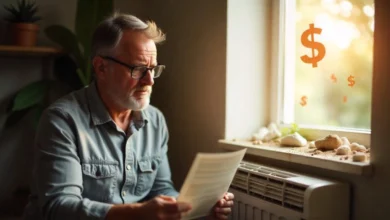 Homeowner Improve AC Efficiency by cleaning outdoor condenser unit and adjusting thermostat to reduce cooling costs