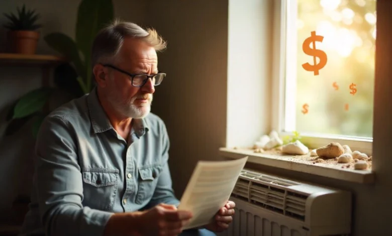 Homeowner Improve AC Efficiency by cleaning outdoor condenser unit and adjusting thermostat to reduce cooling costs