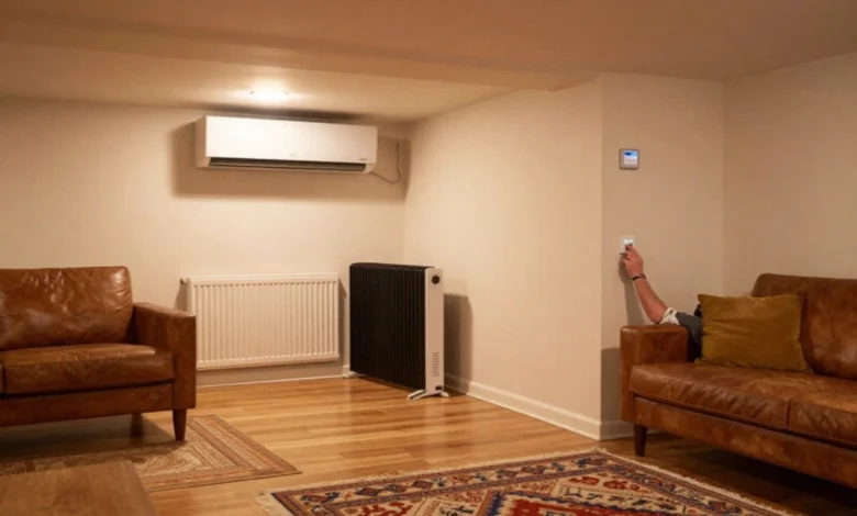 I Tried 10 Basement Heating Methods—Only 6 Actually Worked - Basement | HomeImprovementGeek Basement heating methods comparison showing mini-split heat pump and baseboard heaters in finished basement with warm comfortable temperature