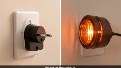 Blumeheat heater comparison showing marketing claims versus real customer experience with portable wall plug heater performance