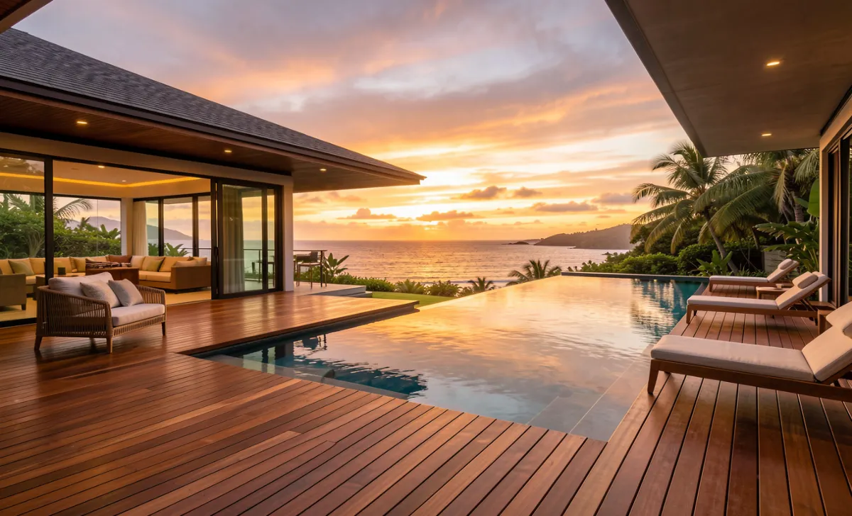 Luxury ocean-view villa with infinity pool in Tamarindo Costa Rica real estate market