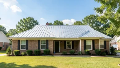Newly installed metal roof on an Arkansas home representing metal roof financing options for homeowners