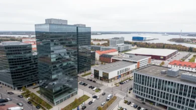 Commercial office and retail buildings in Tallinn representing Baltic Property Trust real estate investments in Estonia