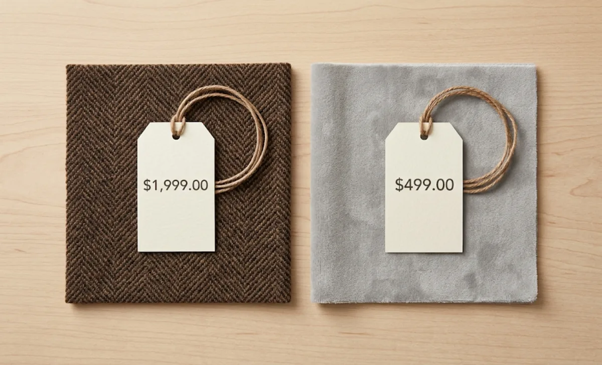Price tag comparison between Jackson and Ashley Furniture