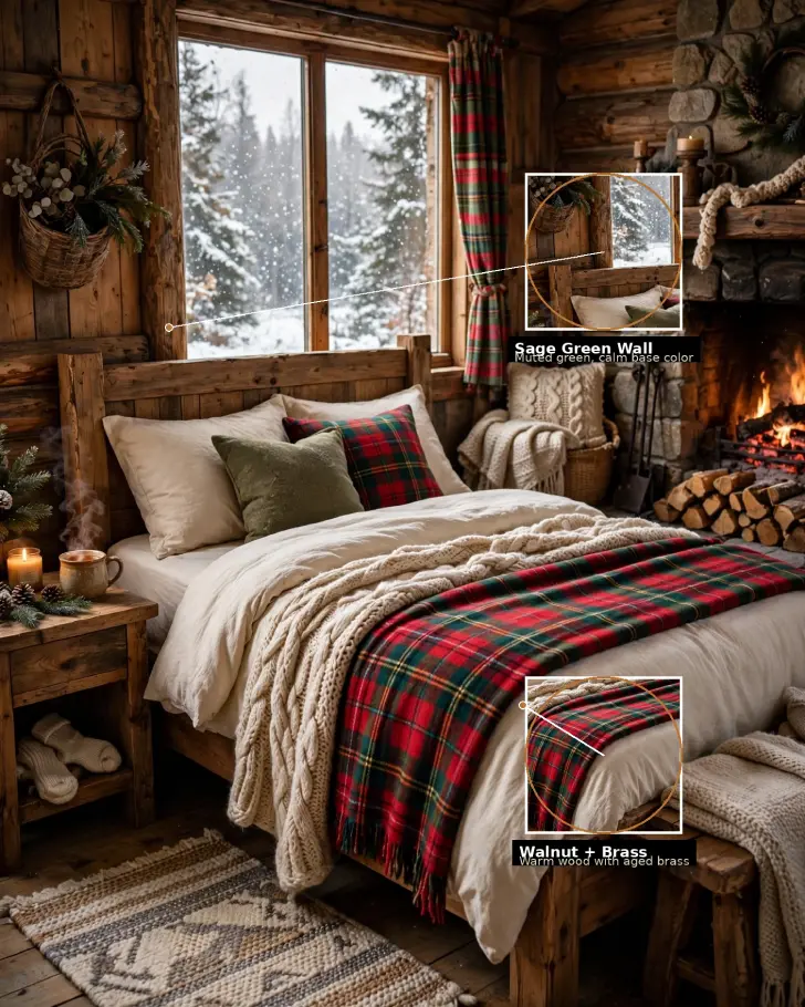 10 Rustic Bedroom Design Ideas: Cozy Design Ideas That Work - Bedrooms | HomeImprovementGeek Image of , Bedrooms, on HomeImprovementGeek.