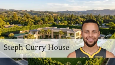 Steph Curry House: Inside the $30 Million Atherton Estate and His Full Real Estate Portfolio - Luxury Real Estate | HomeImprovementGeek Steph Curry House exterior aerial view of Atherton California mansion