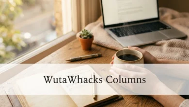 How to Use WutaWhacks Columns for Small, Daily Life Improvements - Home Improvement | HomeImprovementGeek Person enjoying coffee while reading WutaWhacks Columns ideas in a cozy morning setting