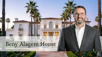 Beny Alagem house exterior view in Bel Air, Los Angeles