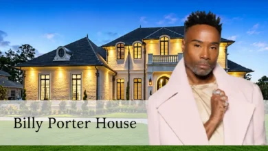 Billy Porter house exterior in Bellport Village Long Island New York