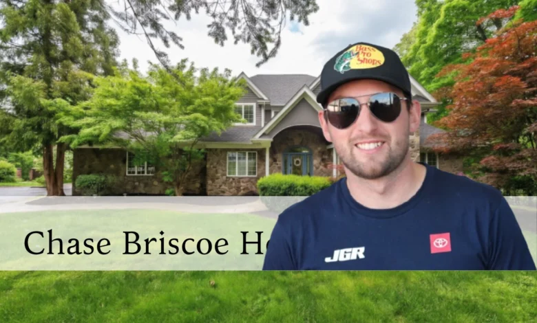 Chase Briscoe NASCAR driver at the race track, featured image for article on his home life and Indiana roots