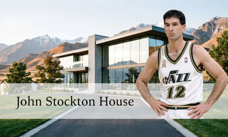 John Stockton house on Walker Lane in Holladay Utah with pool and basketball court