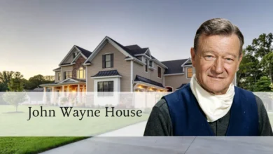 John Wayne House: Inside the Legendary Newport Beach Home of the Duke - Luxury Real Estate | HomeImprovementGeek Exterior view of John Wayne's former Newport Beach estate, the actor's waterfront home from 1965 to 1979.