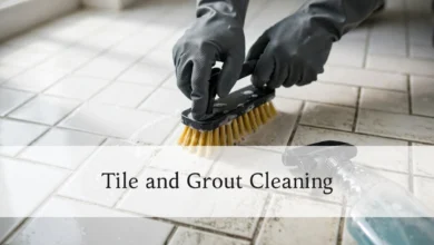 Tile and Grout Cleaning: The Complete Guide to Restoring Your Floors - Cleaning | HomeImprovementGeek Tile and grout cleaning guide showing restored white grout lines