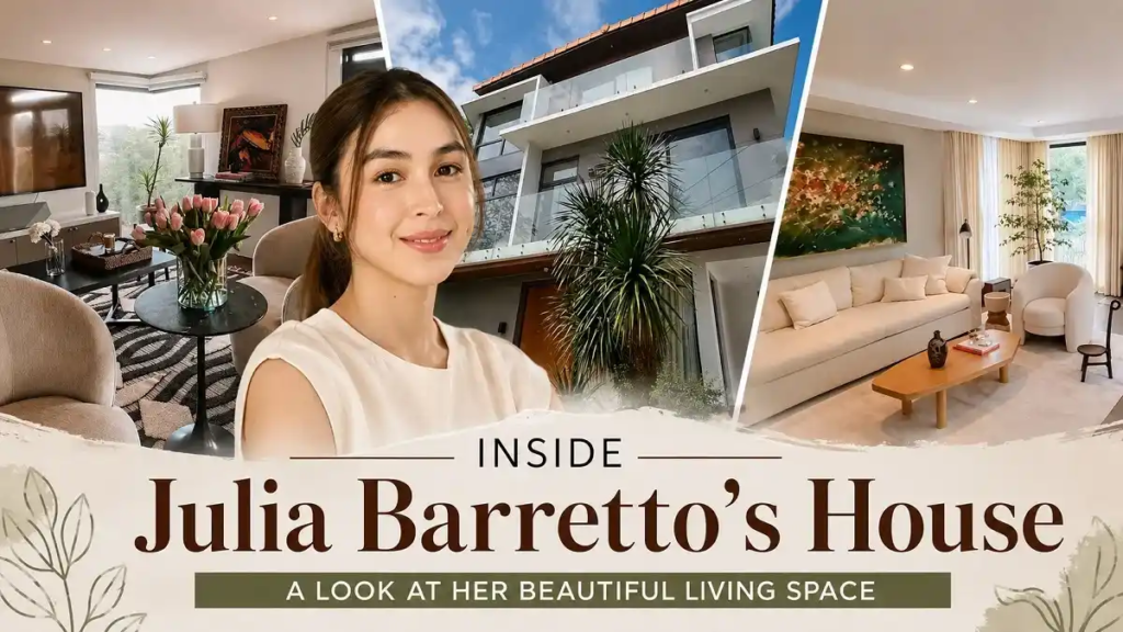 Julia Barretto's Japanese-inspired three-story house