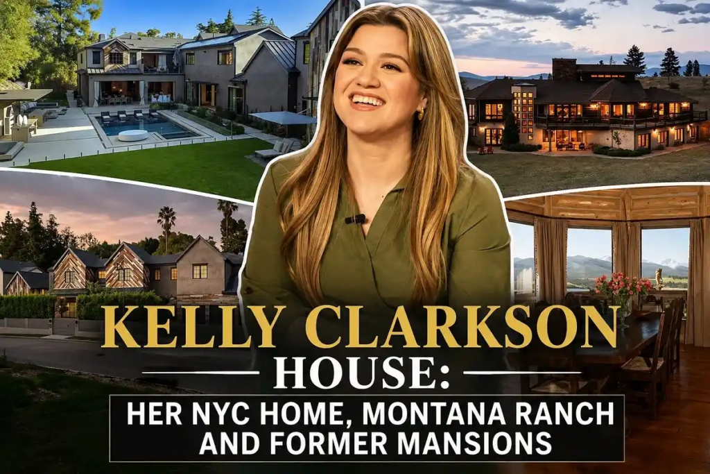 Kelly Clarkson house featuring her NYC home, Montana ranch and former mansions